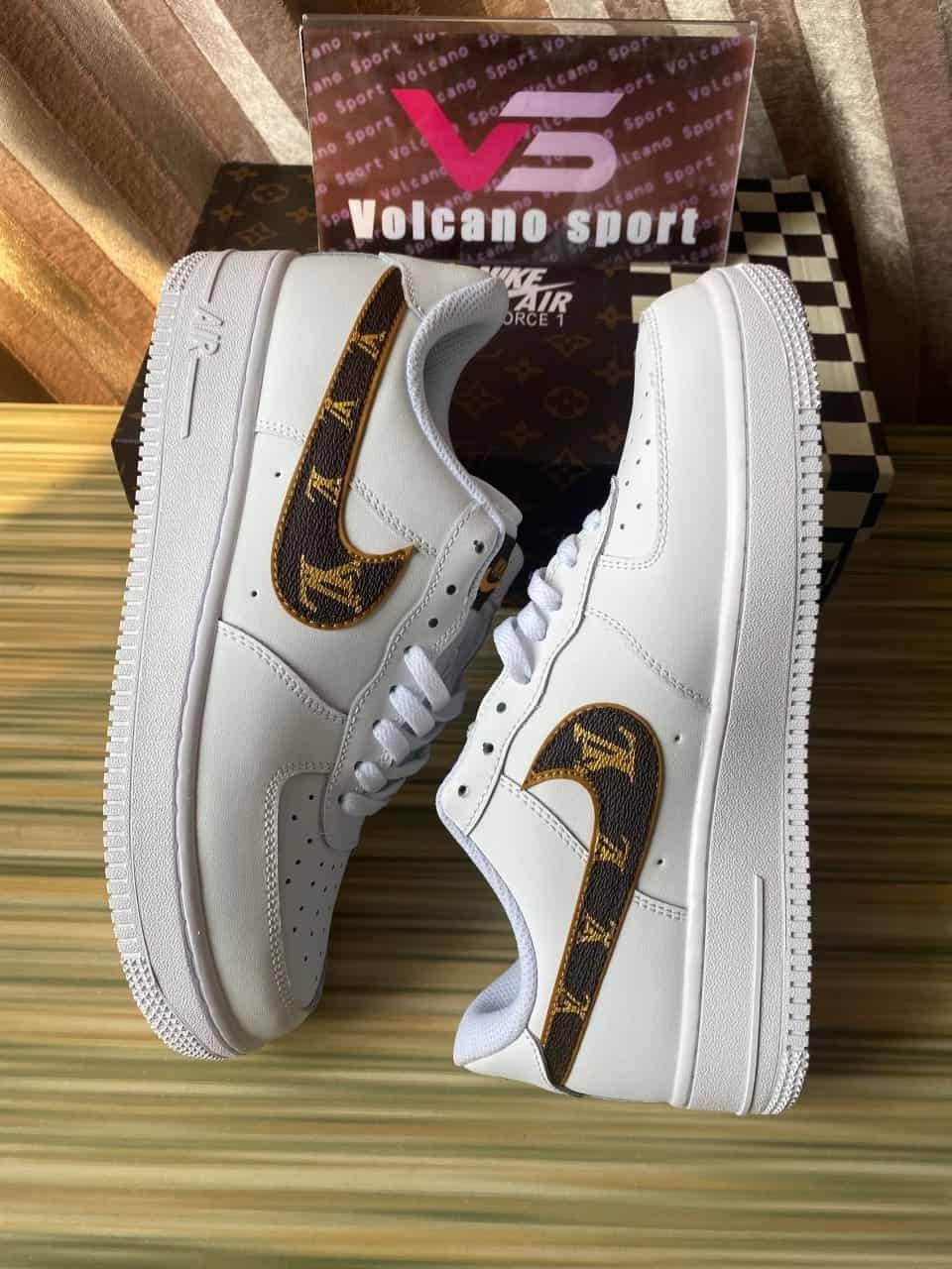 Air Force 1 07 Prm Jdi White Brown AR7719-101