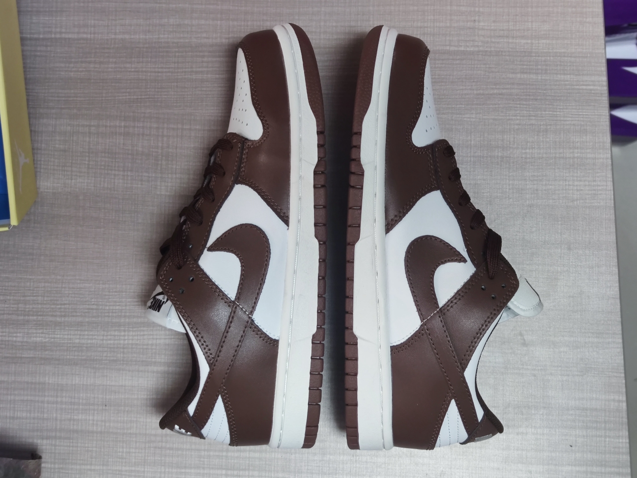 Dunk low Brown/White