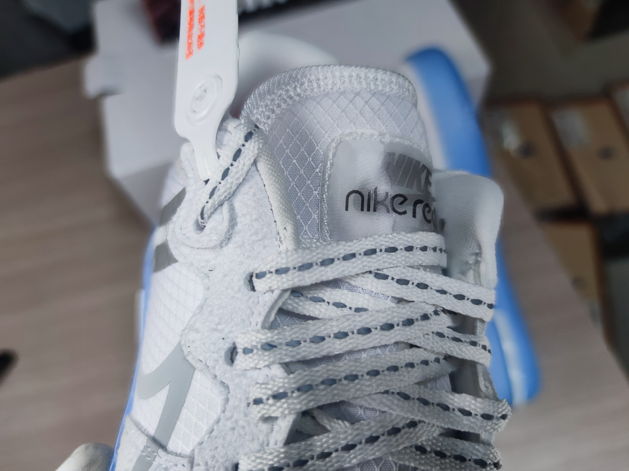 Air Force 1 React White Light Bone CQ8879-100