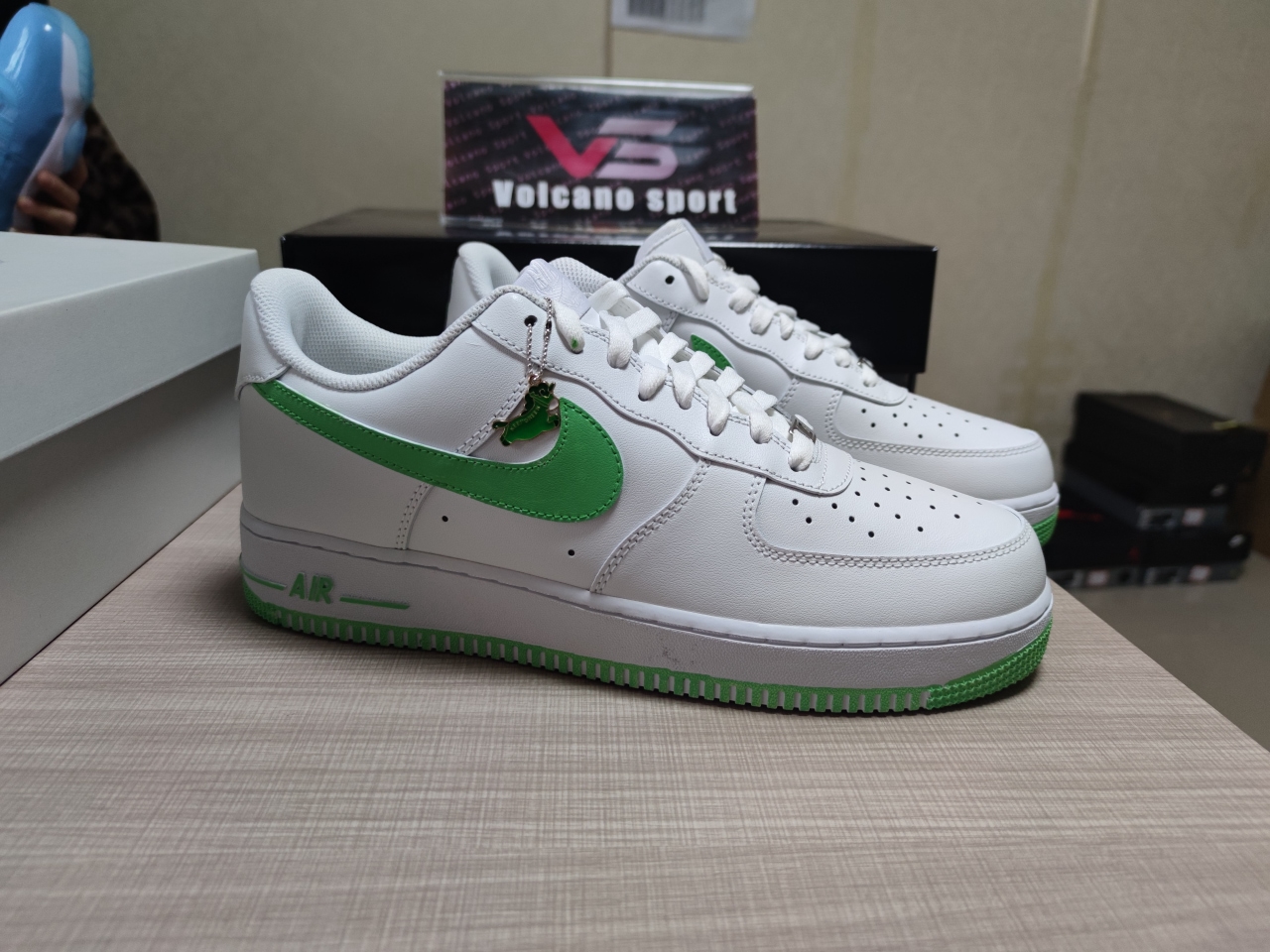 AIR FORCE 1 '07 White green