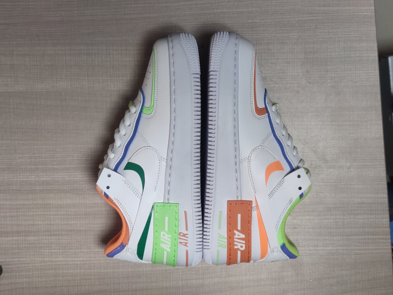 Air Force 1 Low Shadow White Peach Cream Lime DX3718 100
