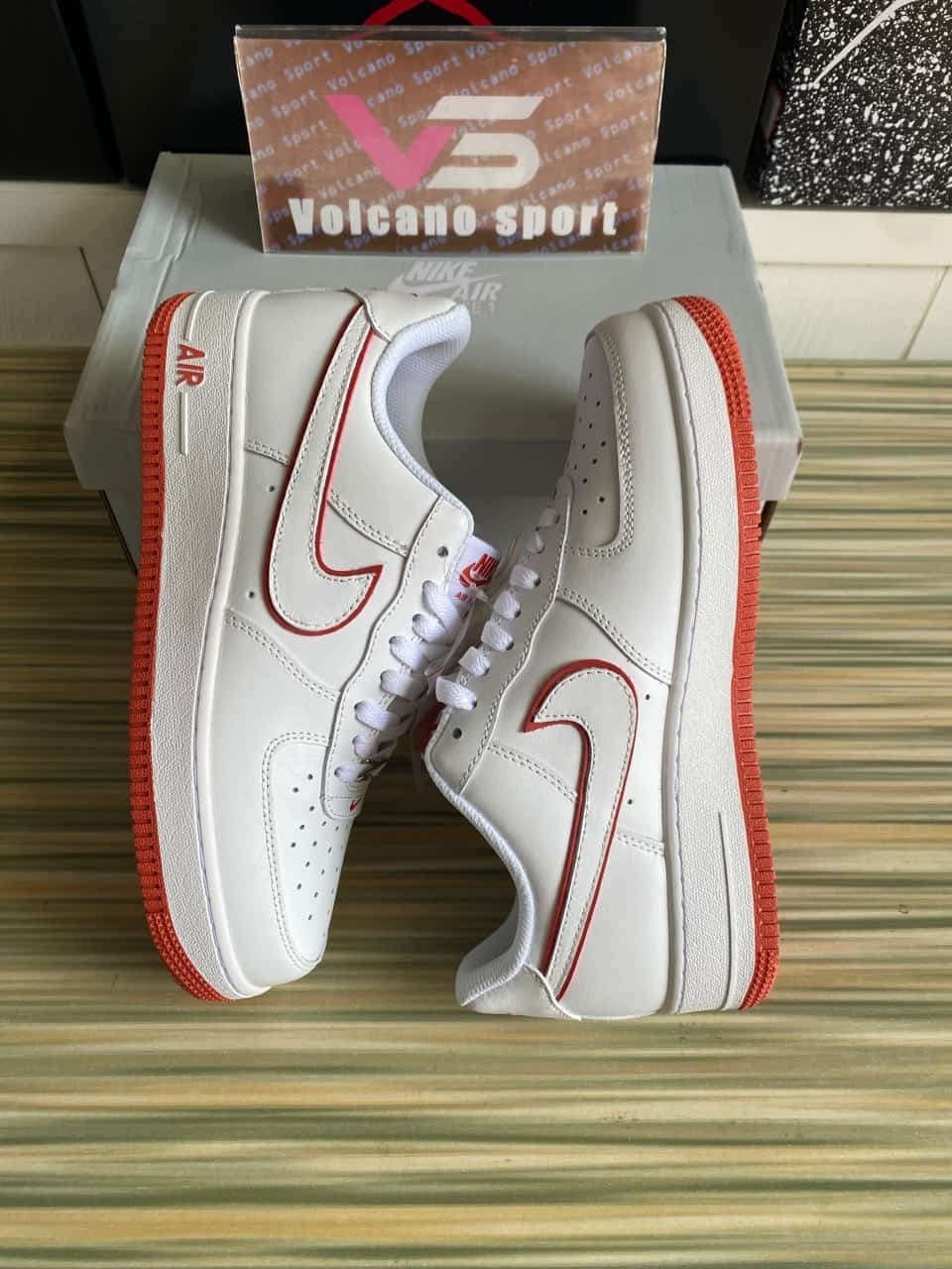 Nike Air Force 1 Low '07 White Picante Red DV0788-102