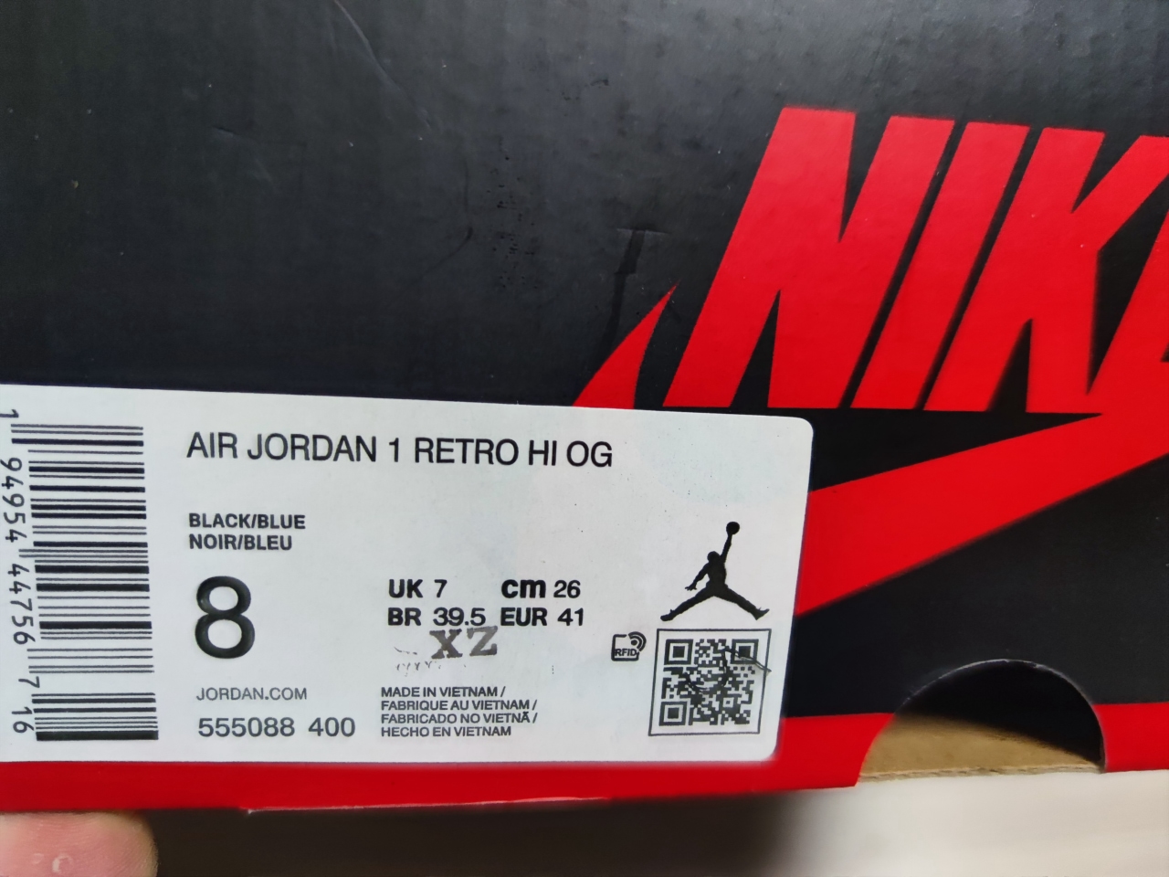 Jordan 1 Retro High 555088 400