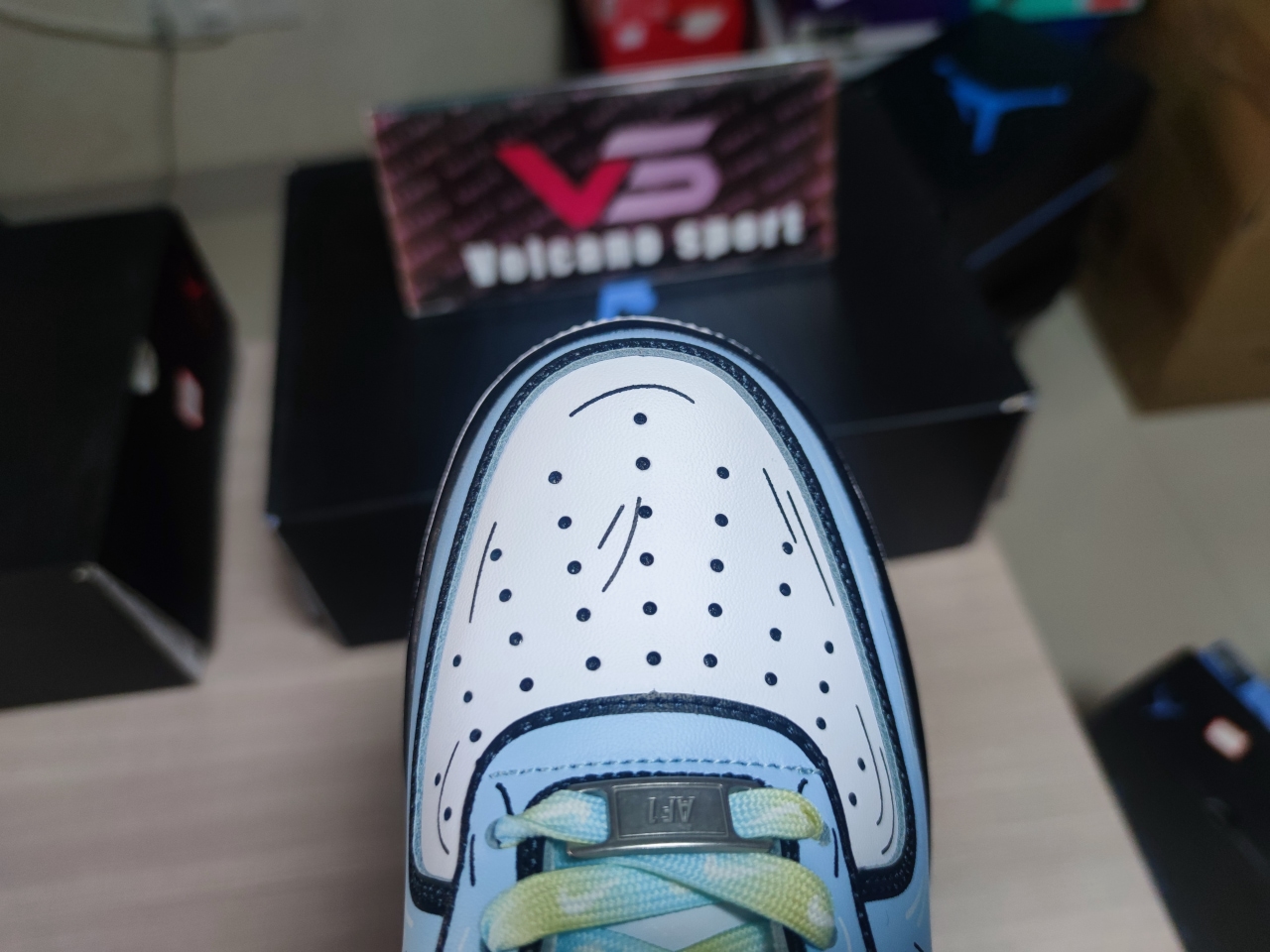 Air Force 1 '07 Blue/White/Gold CW2288 212