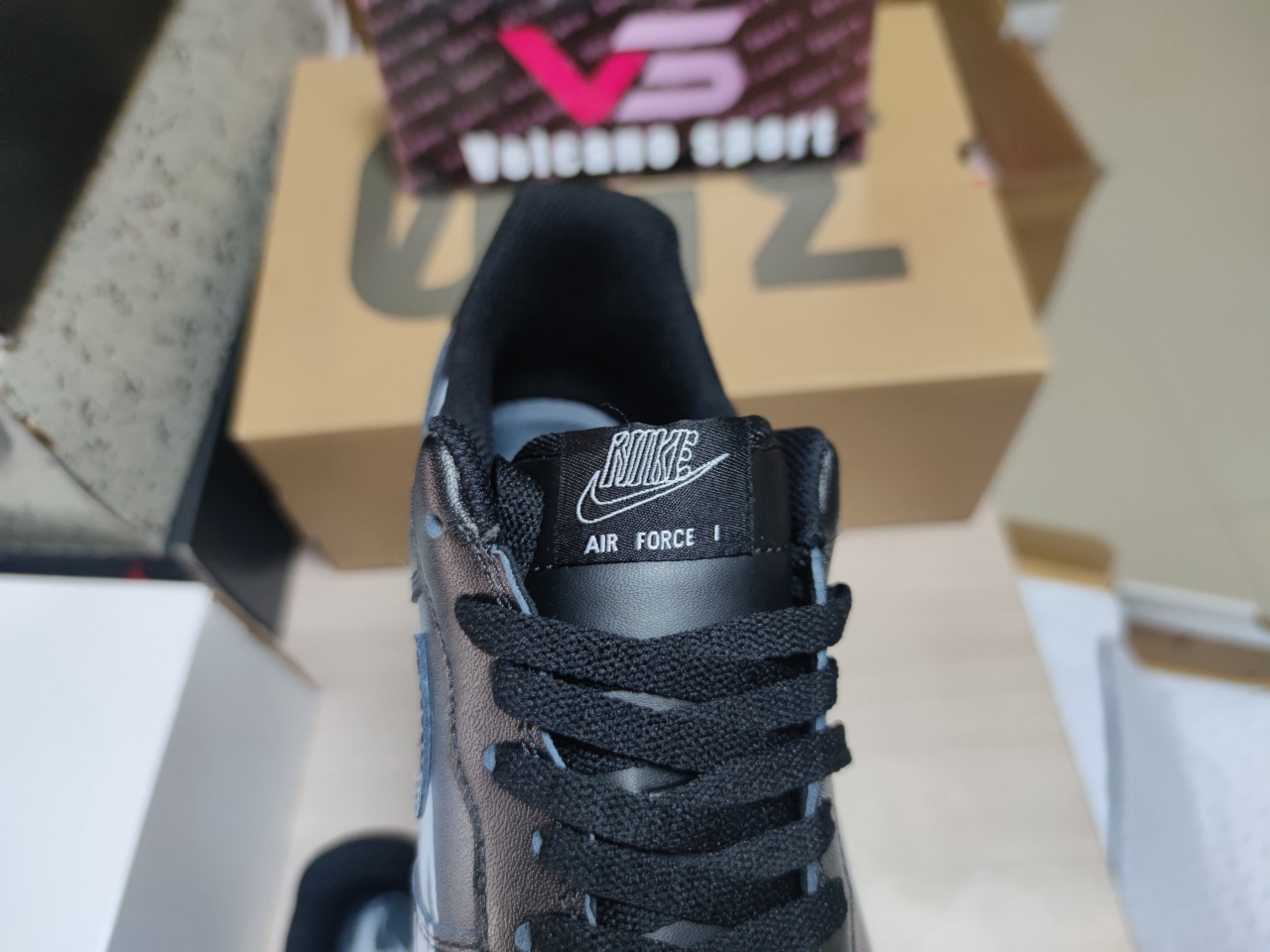 Air Force 1 Low Black Skeleton Halloween BQ7541-001