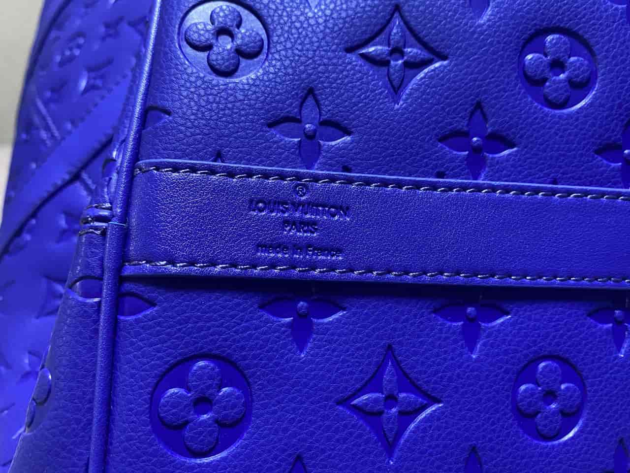 Louis Vuitton Keepall Bandouliere 50 Racing Blue
