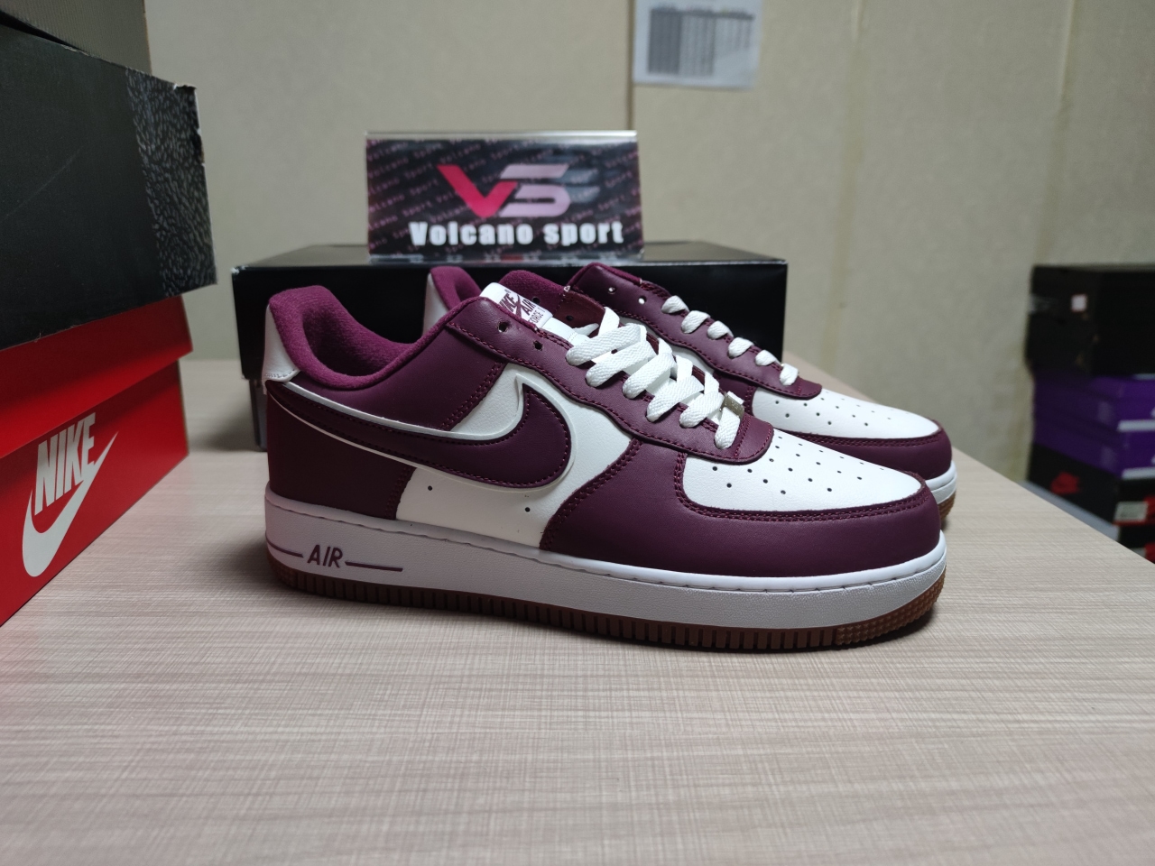 Air Force 1 Low College Pack Night Maroon DQ7659 102
