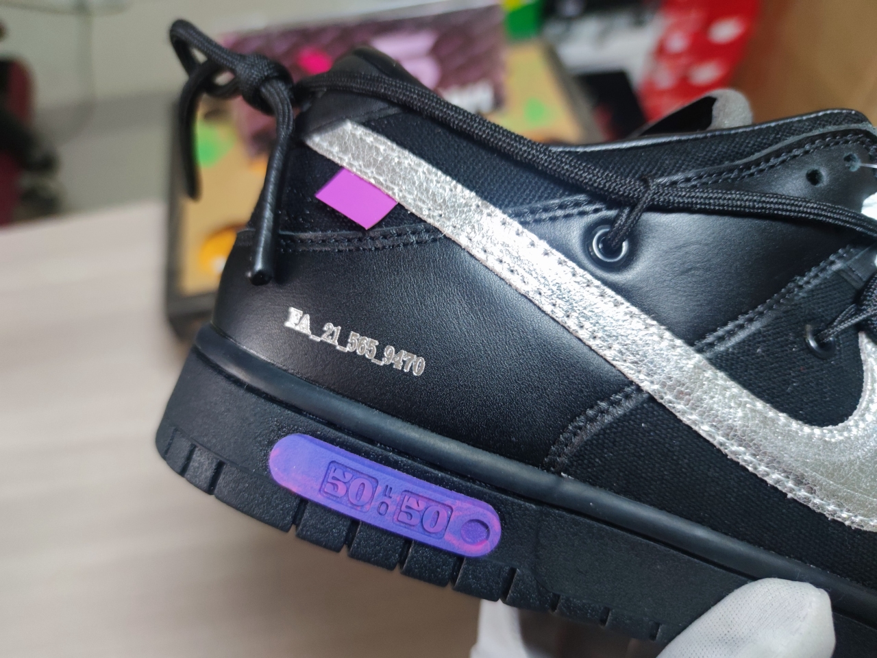 Dunk Low Off-White Lot 50 DM1602-001