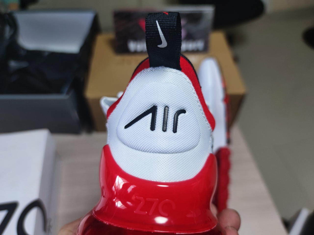 AIR MAX 270 White and red BV2523 100