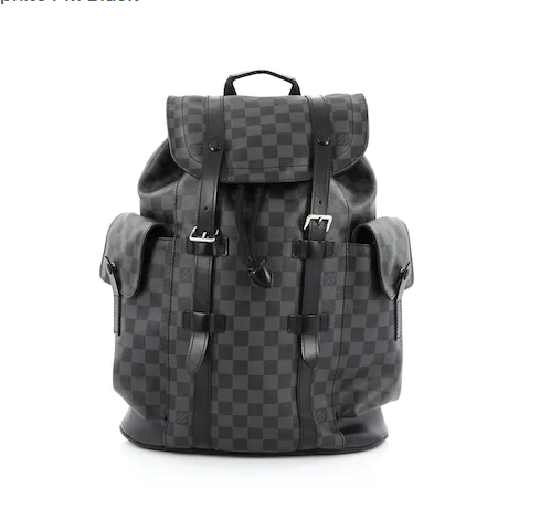 LV Christopher Damier Graphite PM Black