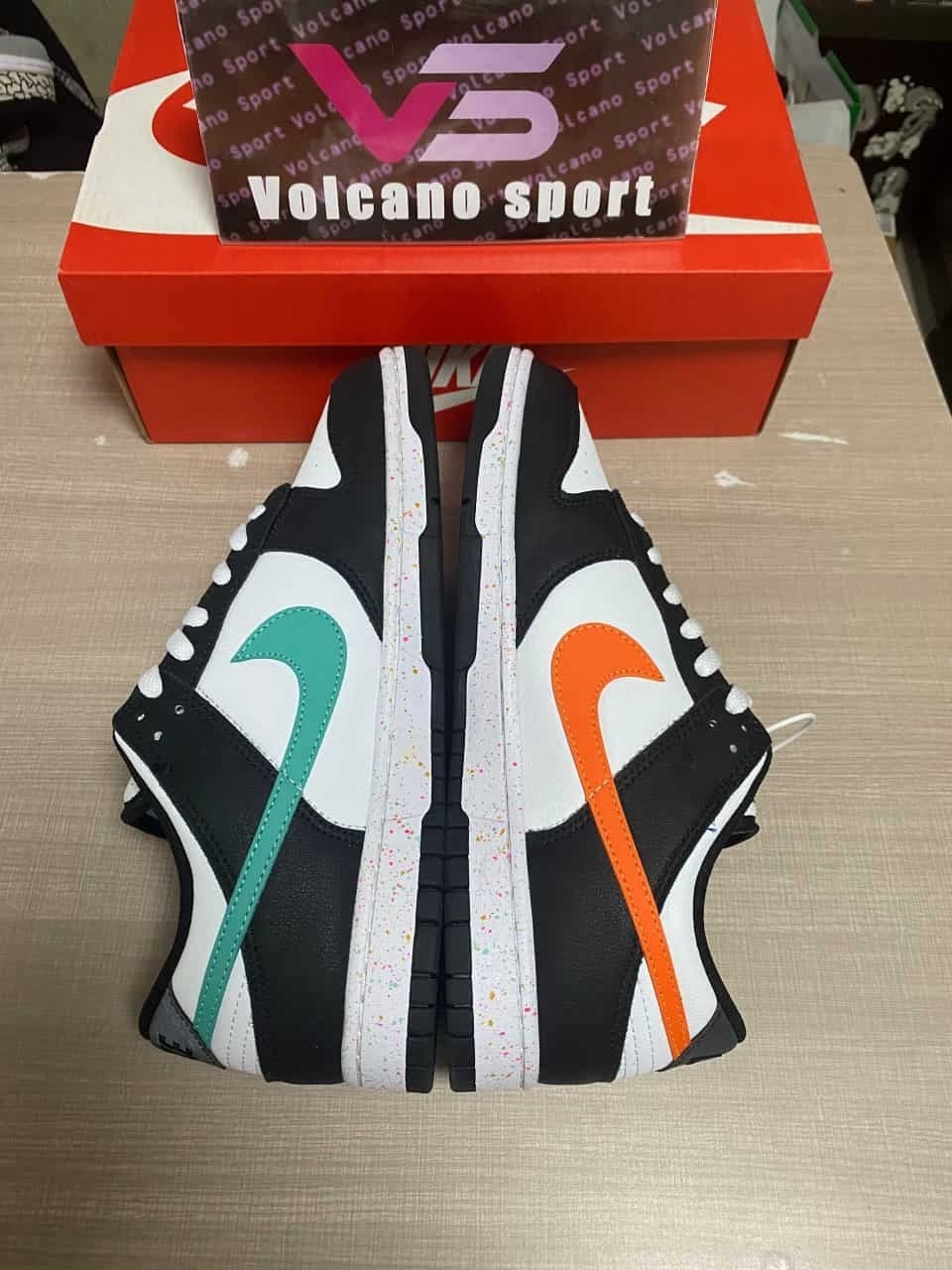 Nike Dunk Low Multiple Swooshes White Washed Teal FD4623-131