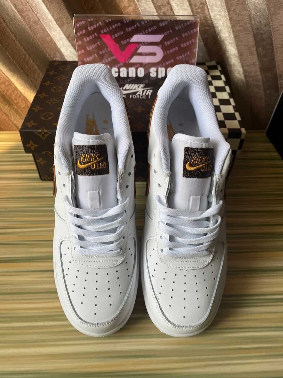 Air Force 1 07 Prm Jdi White Brown AR7719-101
