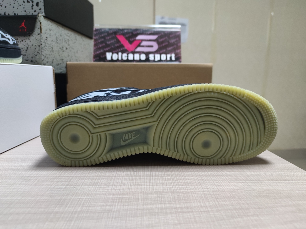 Air Force 1 Low Black Skeleton Halloween BQ7541-001