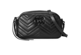 Guc-i GG Marmont Shoulder Bag Small Black/Black