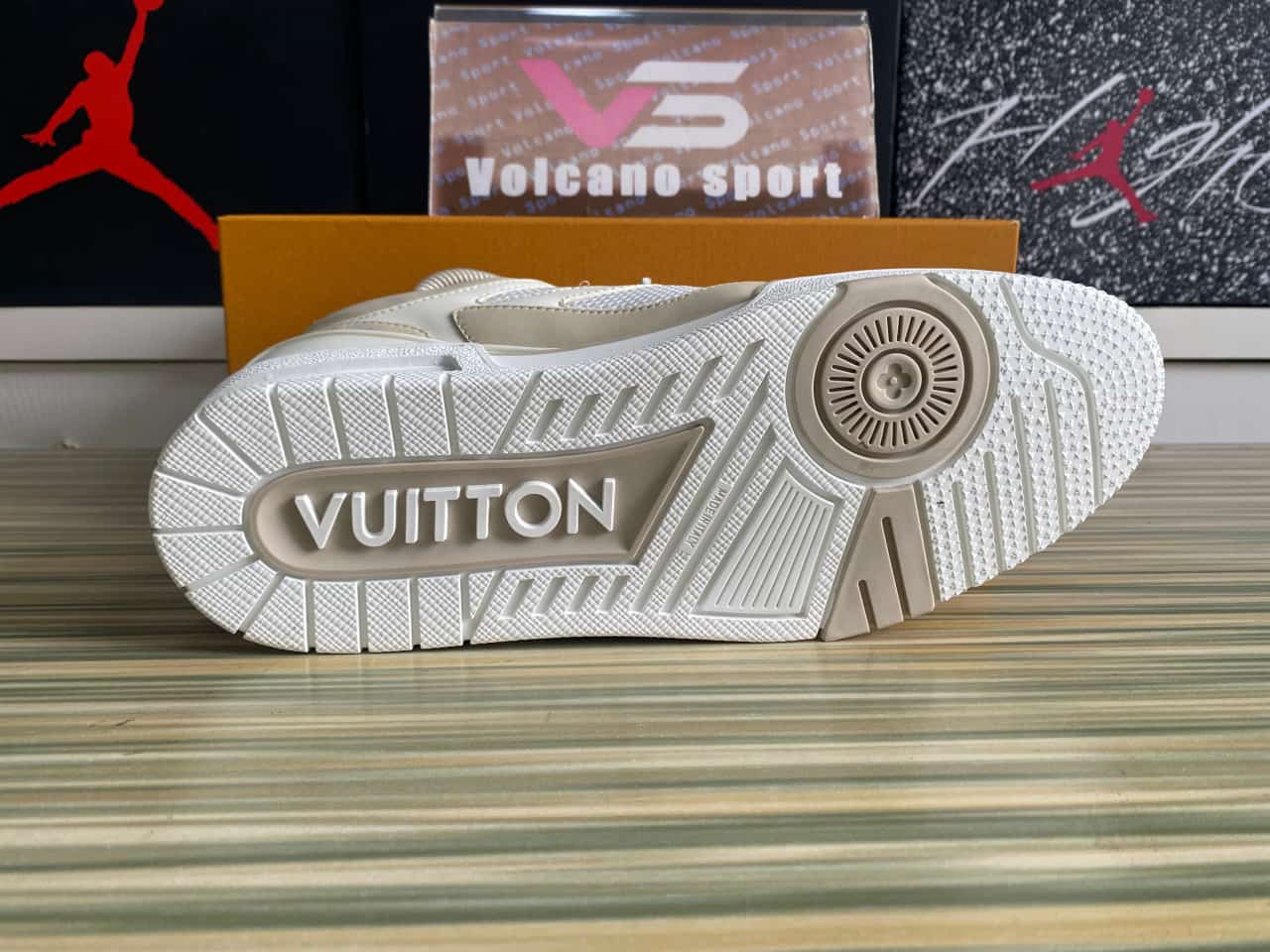 LV Skate Sneaker Beige White