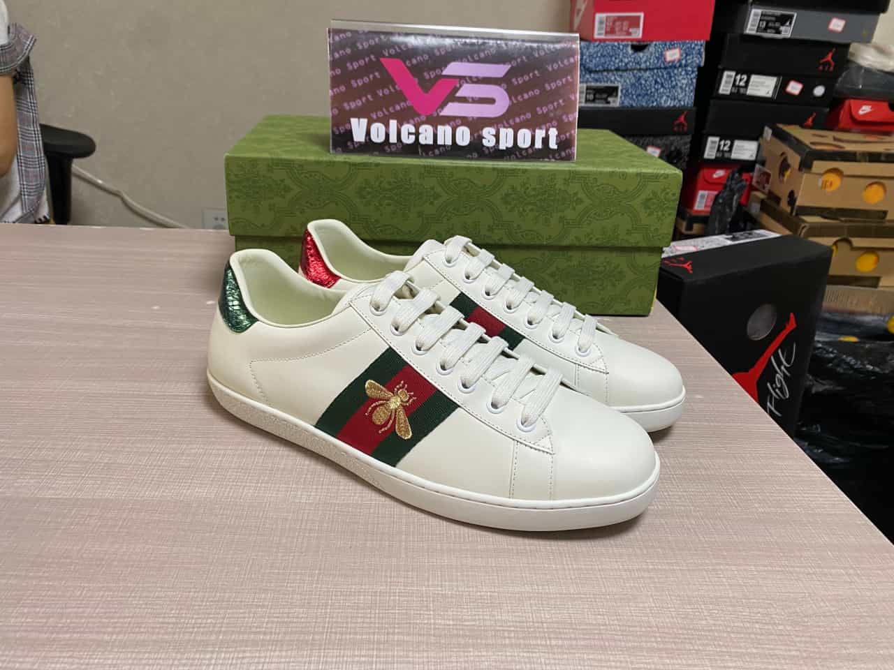 GUCCI Ace Embroidered 'Bee'