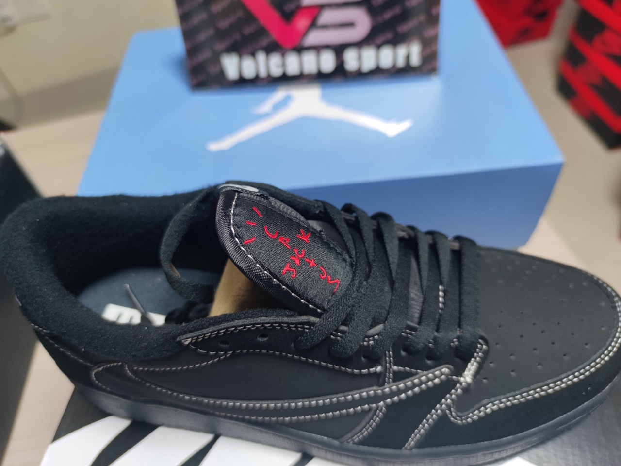 Travis Scott x Jordan 1 Low OG “Black Phantom” DM7866-001