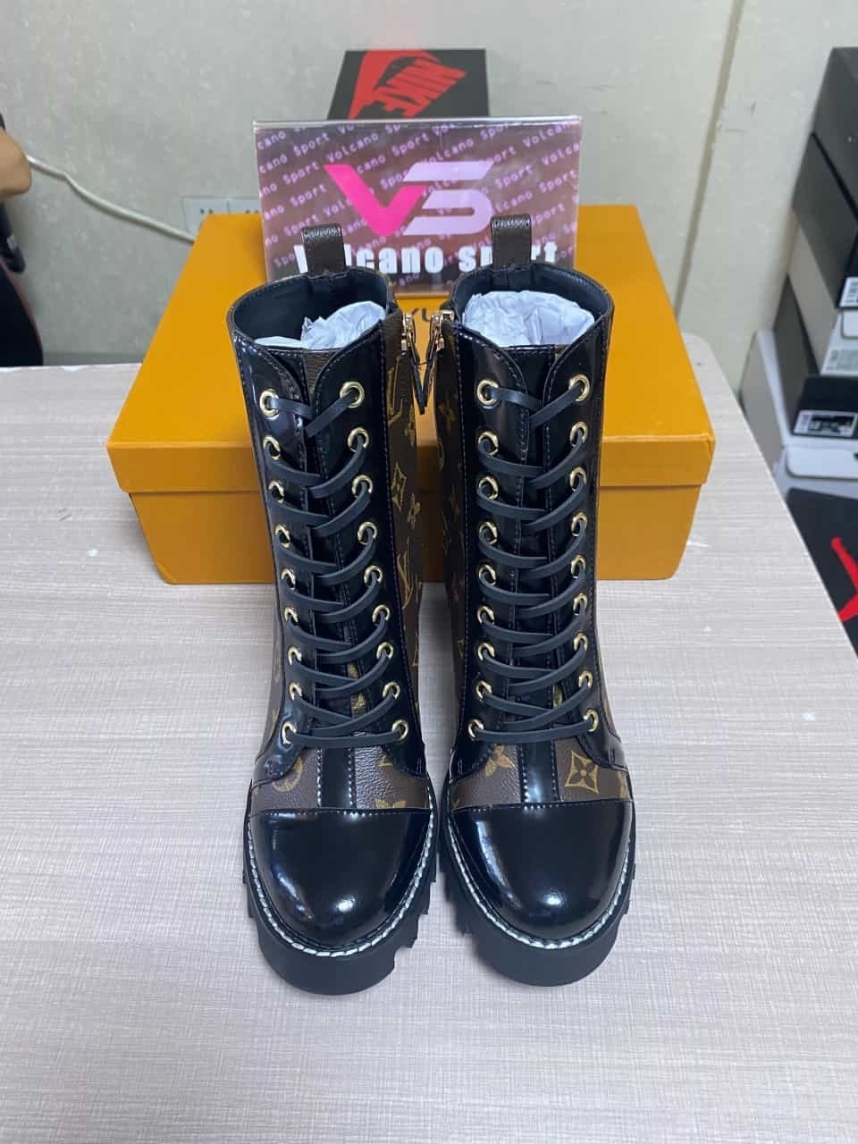 LV Star Trail Monogram Ankle Boots