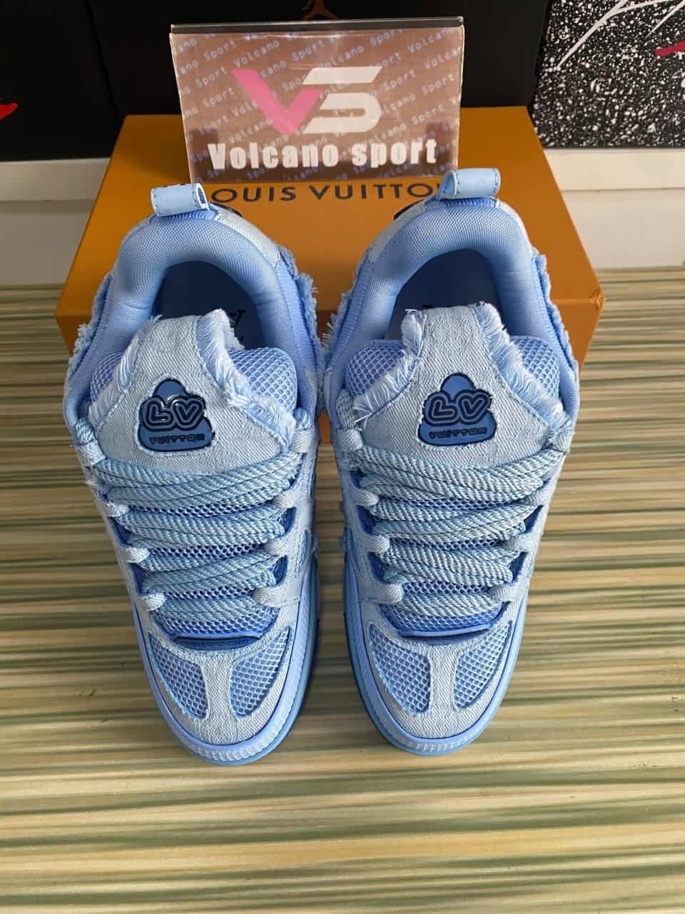 LV Skate Sneaker Sky Blue