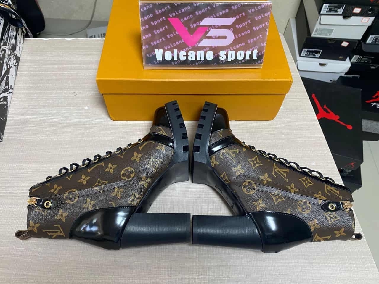 LV Star Trail Monogram Ankle Boots
