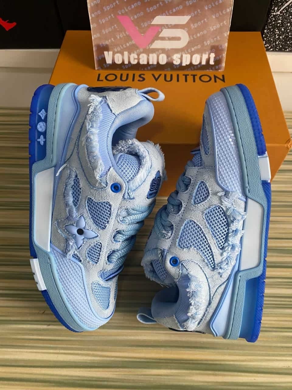 LV Skate Sneaker Sky Blue