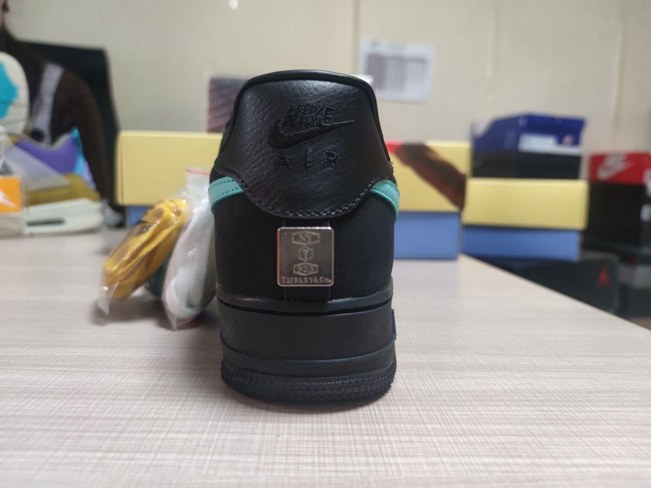 Tiffany X Air Force 1 Black and Green AO2425 400