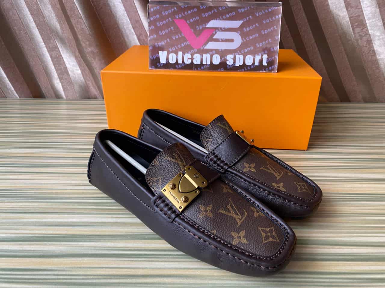 LV Brown Leather Shoes