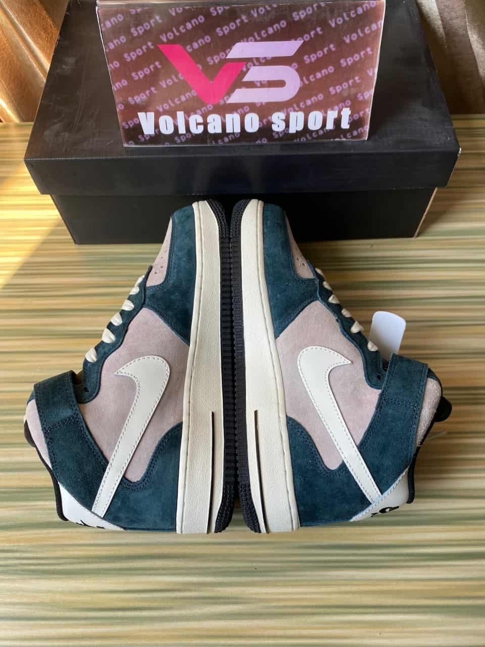Nike Air Force 1 07 Mid Sail White Dark Green Grey DE6933-865