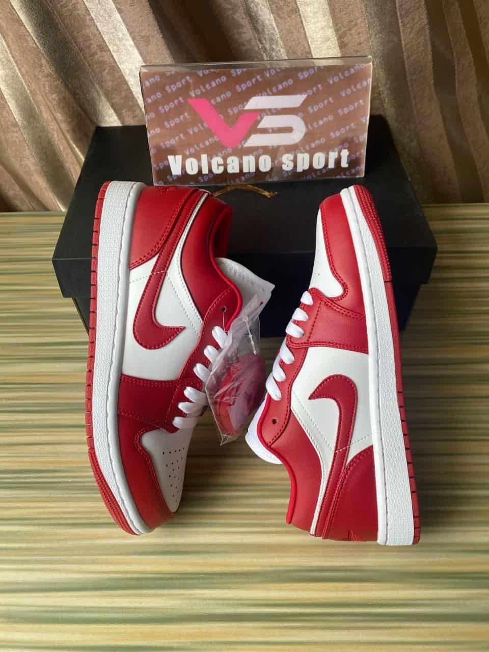 Jordan 1 Low Gym Red White 553560-611