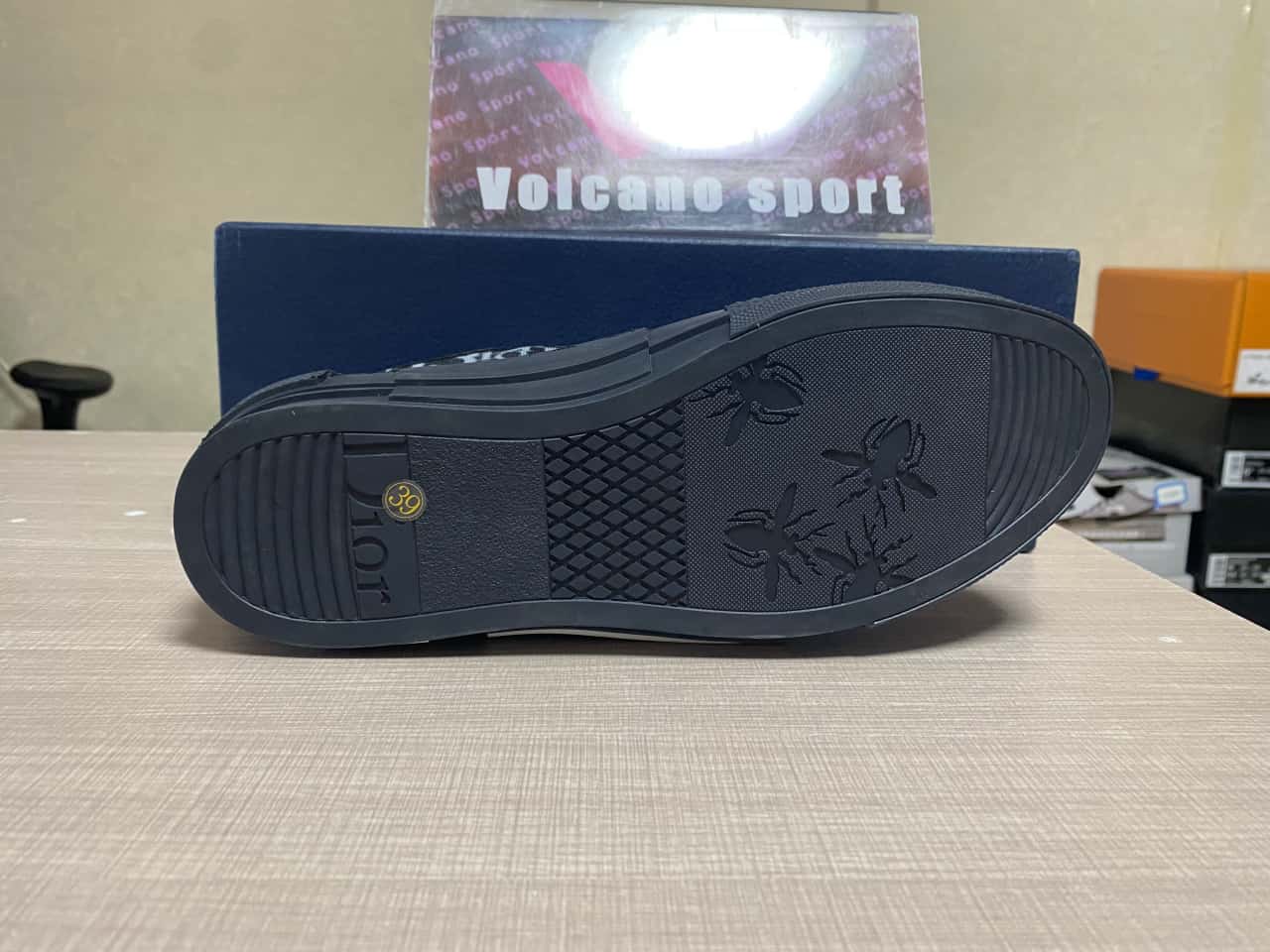 Dior B23 Low Top Canvas Oblique Black