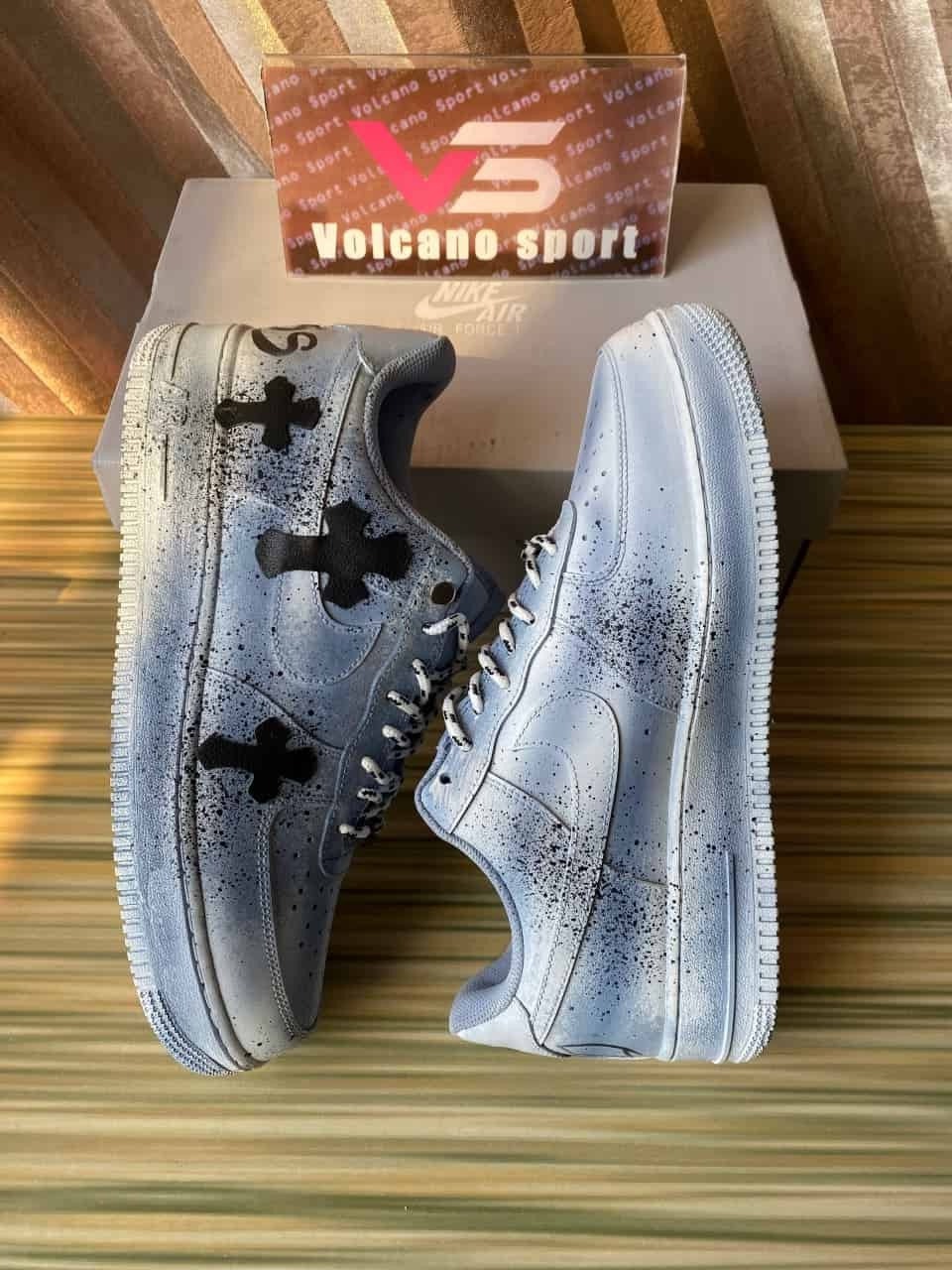 Nike Air Force 1’07 LowWhite/Blue/Chrome Hearts CW2288-111