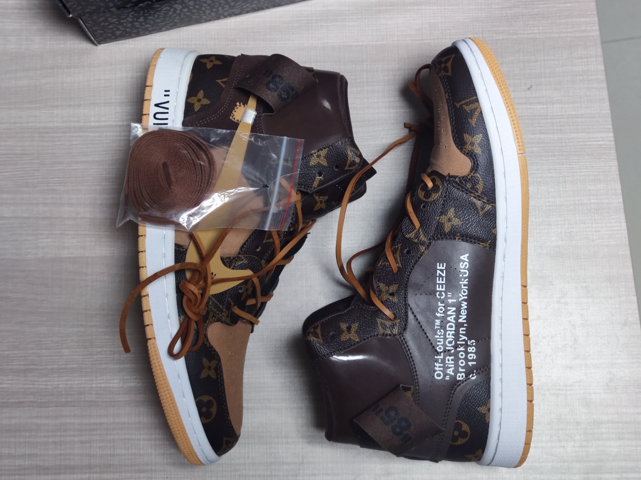 LV x Jordan 1 high