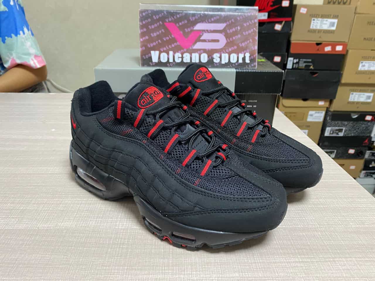 Nike air max 95 black red 104220-006