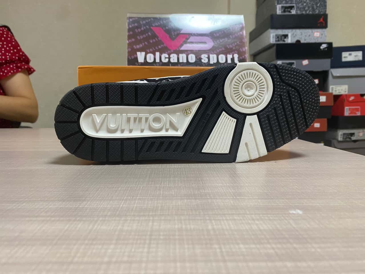 LV Trainer Black Monogram Textile