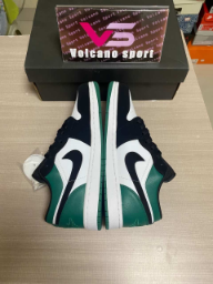 Jordan 1 Low White Black Mystic Green 553558-113