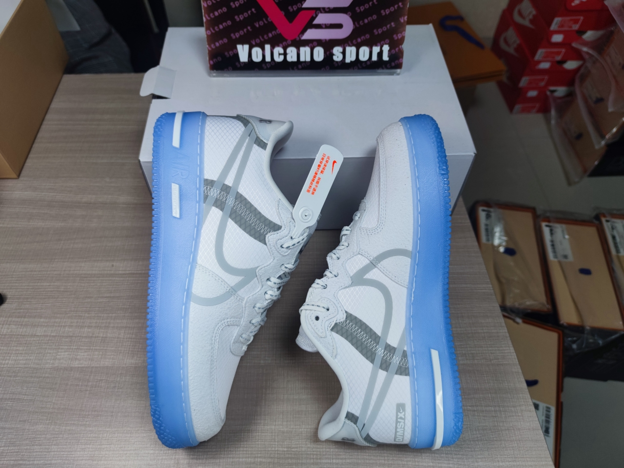 Air Force 1 React White Light Bone CQ8879-100