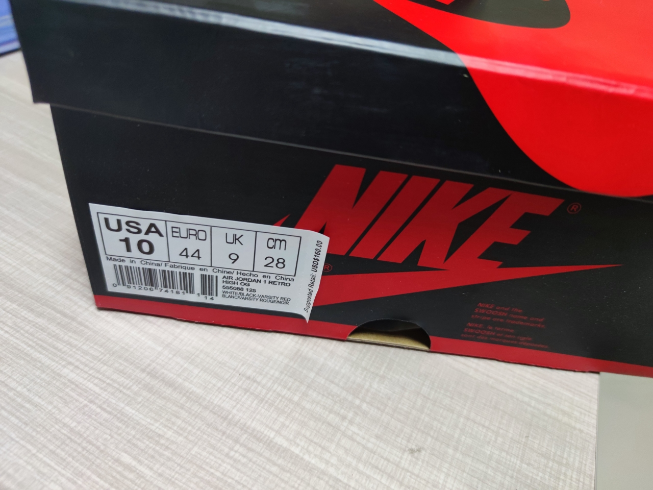 Wmns Jordan 1 High OG 555088 125