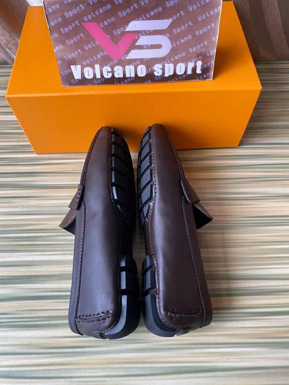 LV Brown Leather Shoes