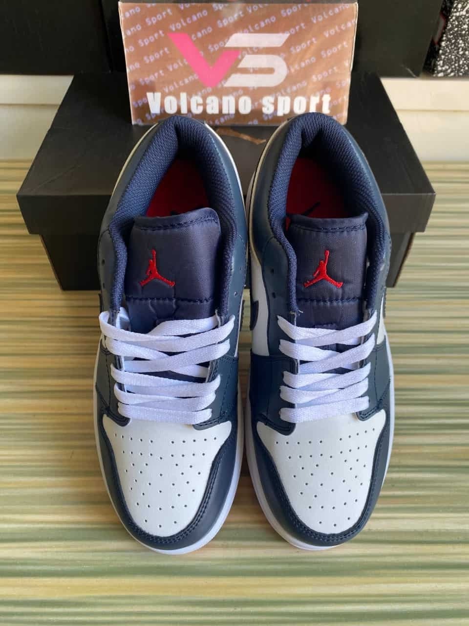 Air Jordan 1 Retro Low 'Obsidian Ember Glow' 553558-481