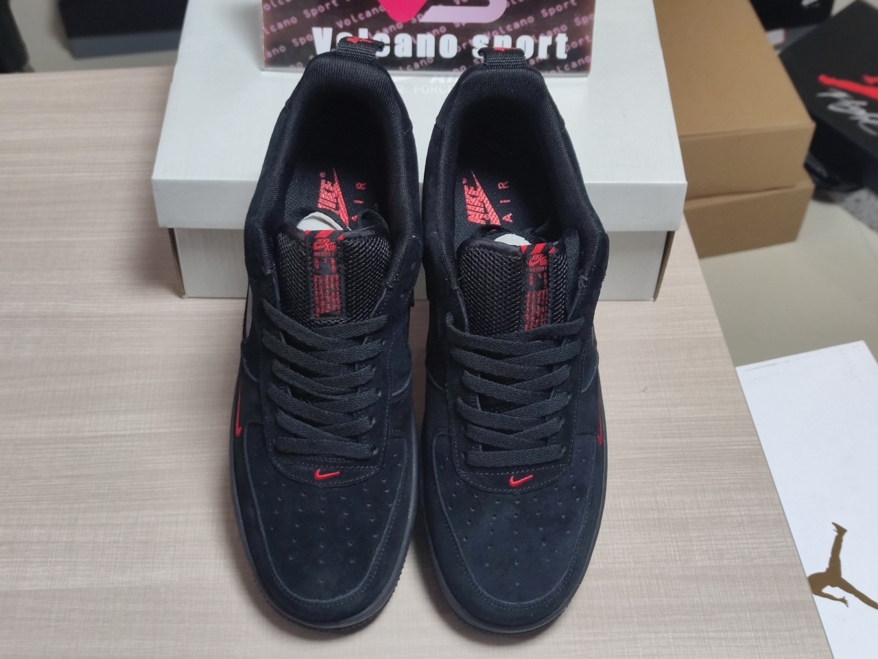 Air Force 1 Low Multi-Swoosh Black Orange DZ4514 001