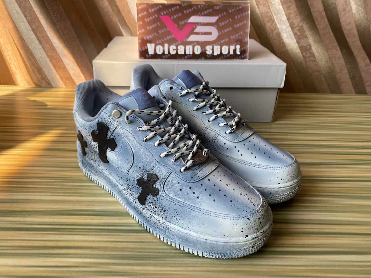 Nike Air Force 1’07 LowWhite/Blue/Chrome Hearts CW2288-111