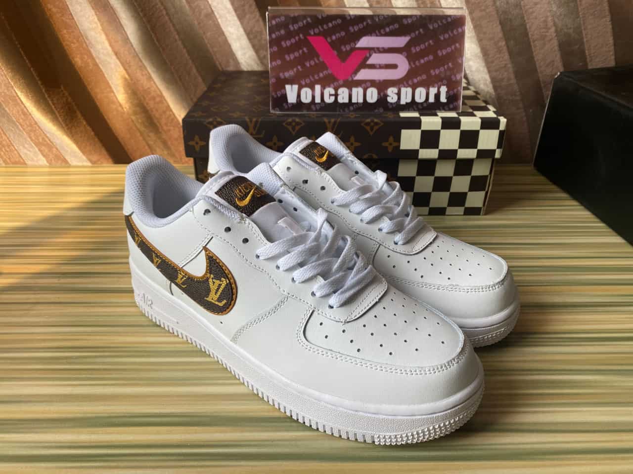 Air Force 1 07 Prm Jdi White Brown AR7719-101