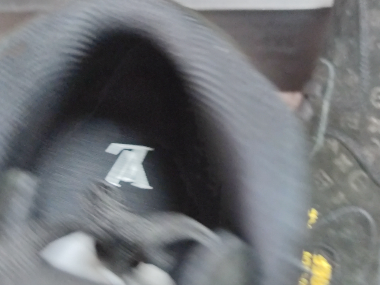 LV x Air force 1 mid Black