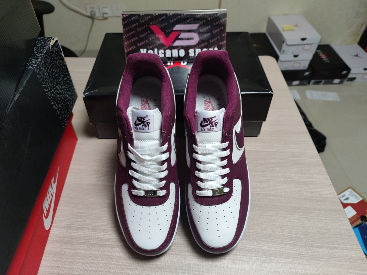 Air Force 1 Low College Pack Night Maroon DQ7659 102