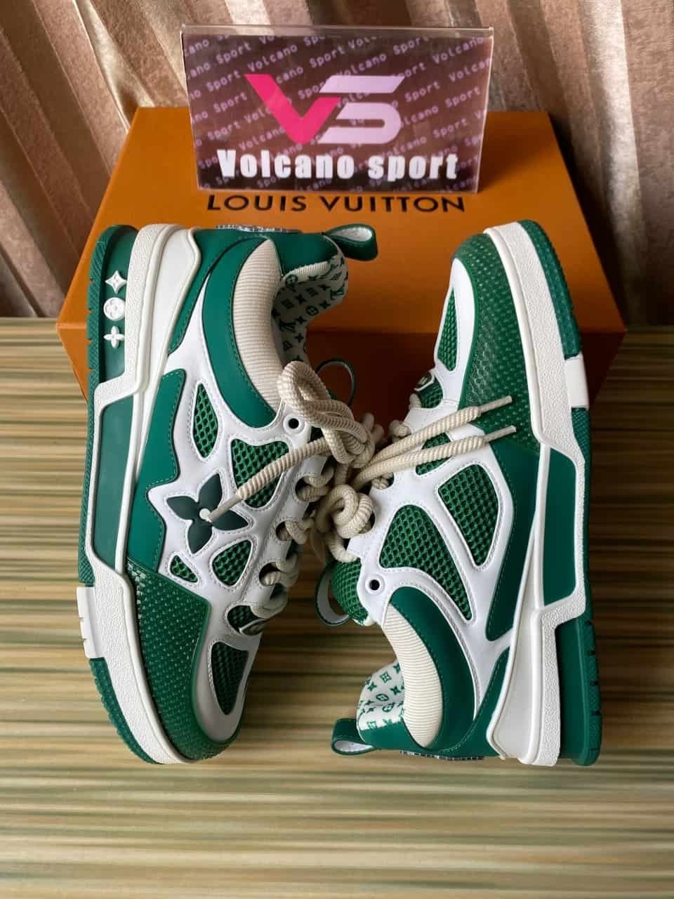 LV Skate Sneaker Green White