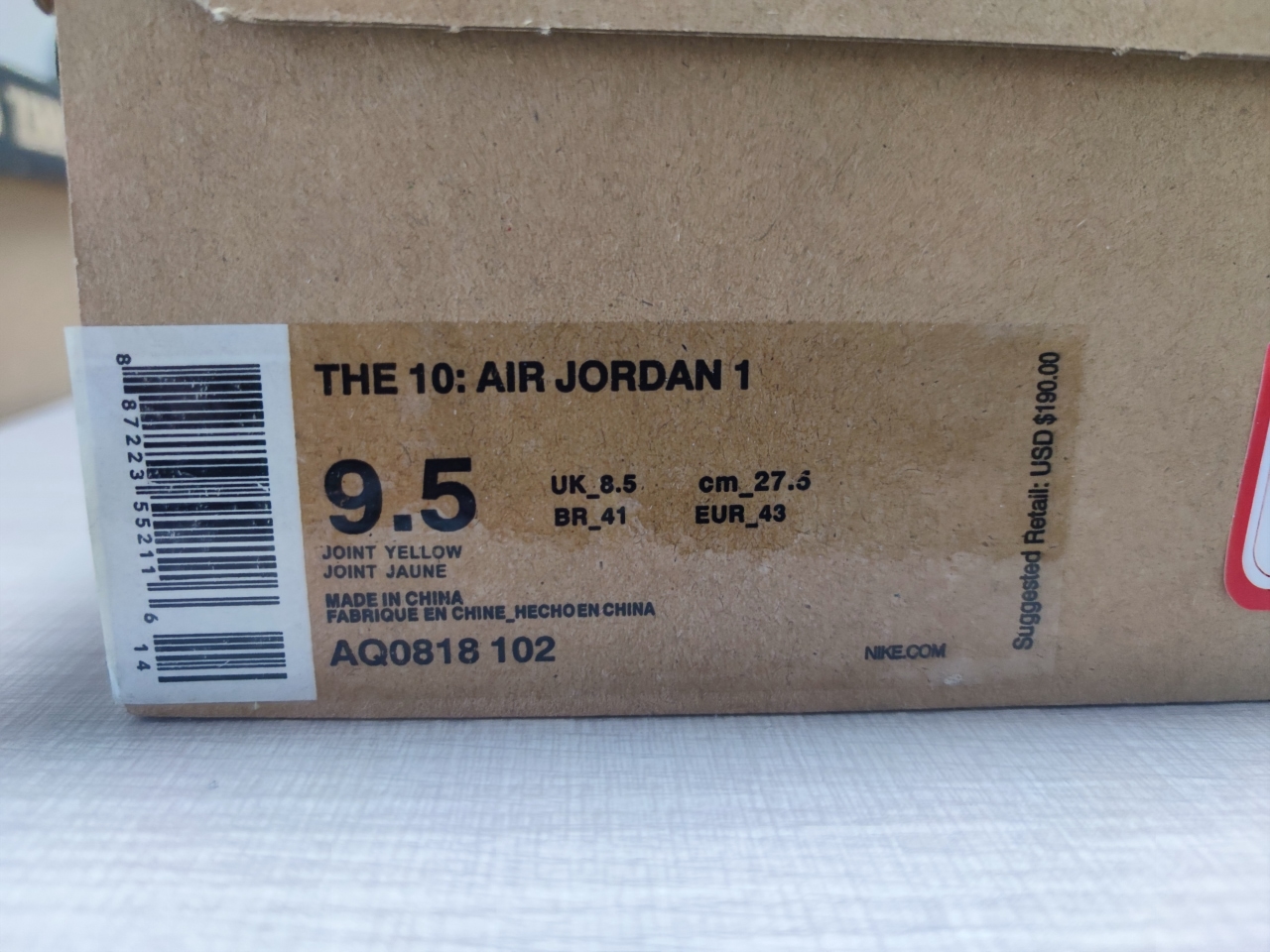 Off-White x Jordan 1 Retro High OG