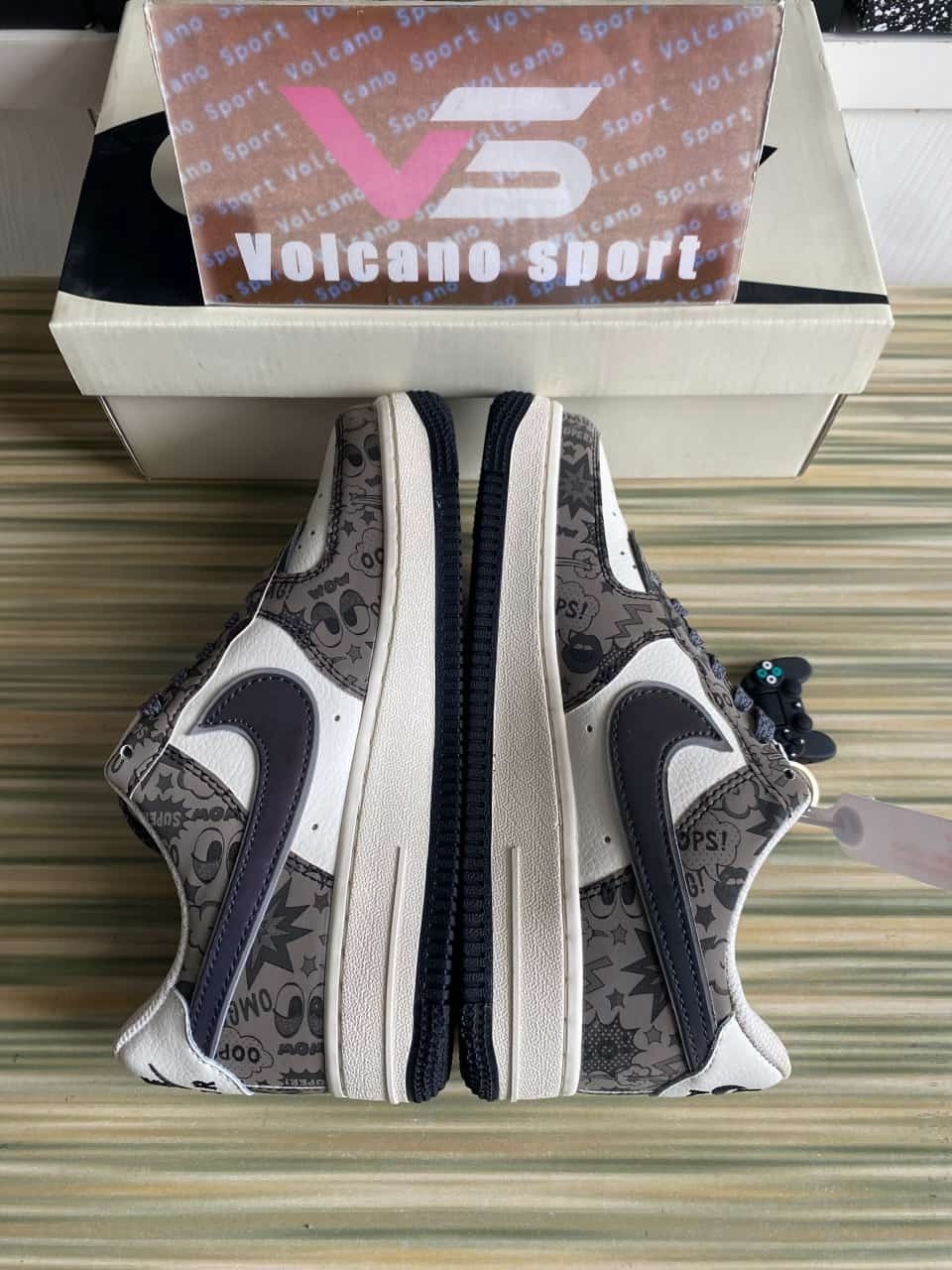 Air Force 1 07 Low Hacker Browm Beige White Black ZG0088-811