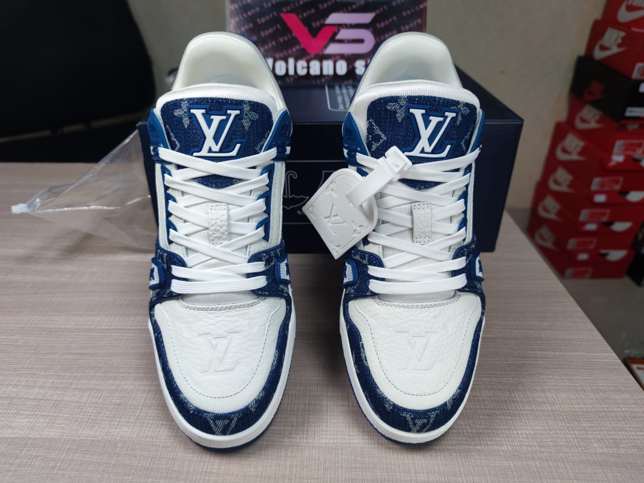 LV TRAIL SNEAKER Navy blue White