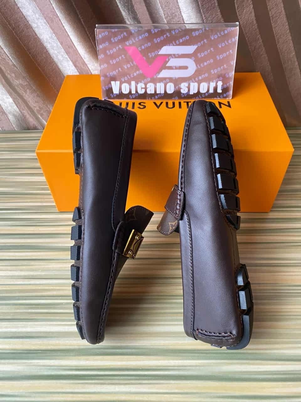 LV Brown Leather Shoes