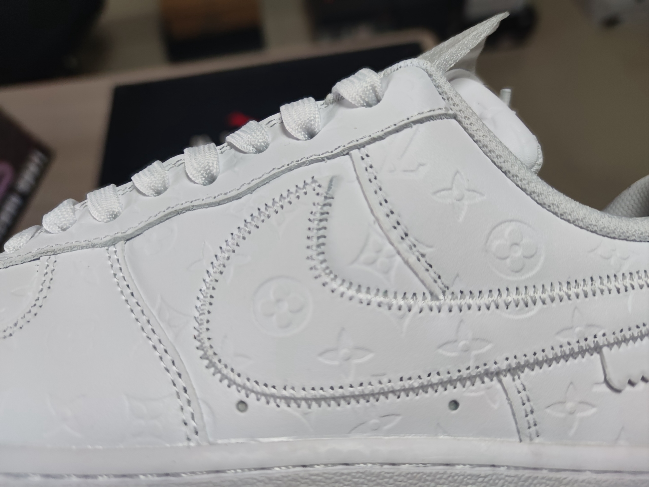 LV x Air Force 1 Low By Virgil Abloh White